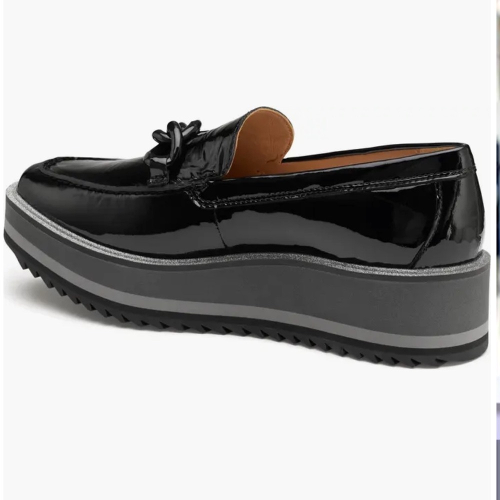 Johnston & Murphy -Gracelyn Chain Wedge Loafer size 6.5 - Picture 2 of 8